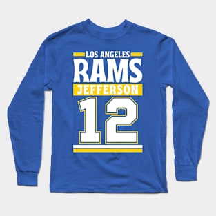 Los Angeles Rams Jefferson 12 American Football Edition 3 Long Sleeve T-Shirt